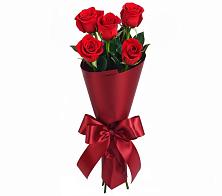 5 Красных роз Эдлесс Лав в Минусинске Букет 5 Красных роз Эдлесс Лав в Минусинске