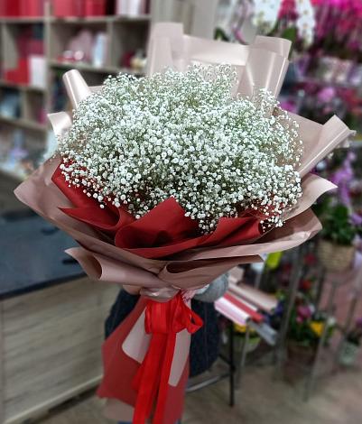 Букет цветов из: Гипсофила в Минусинске