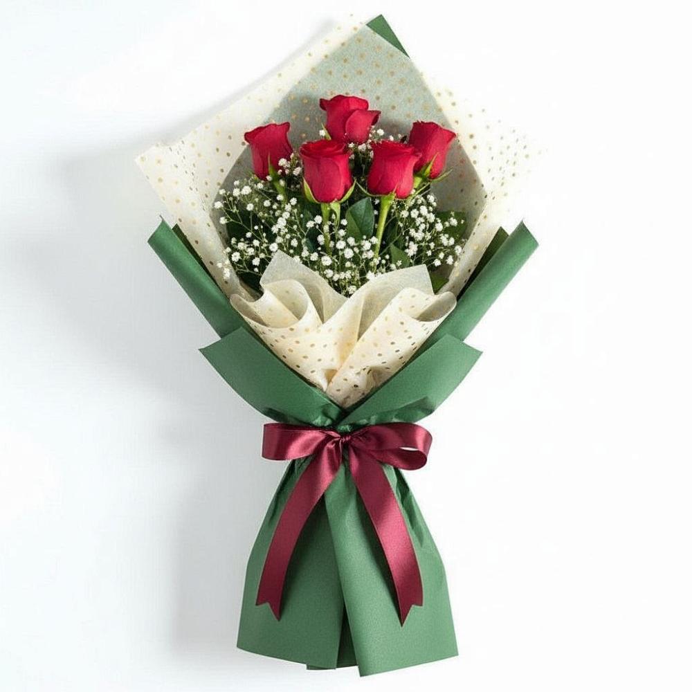 Букет рубиновое очарование в Минусинске Букет цветов из: Розы в Минусинске