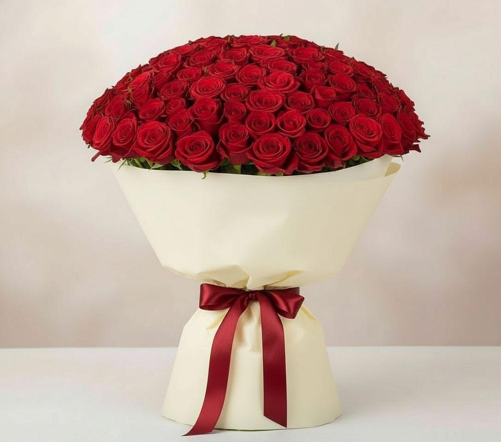 101 Красная роза Милано в Минусинске Букет 101 Красная роза Милано в Минусинске