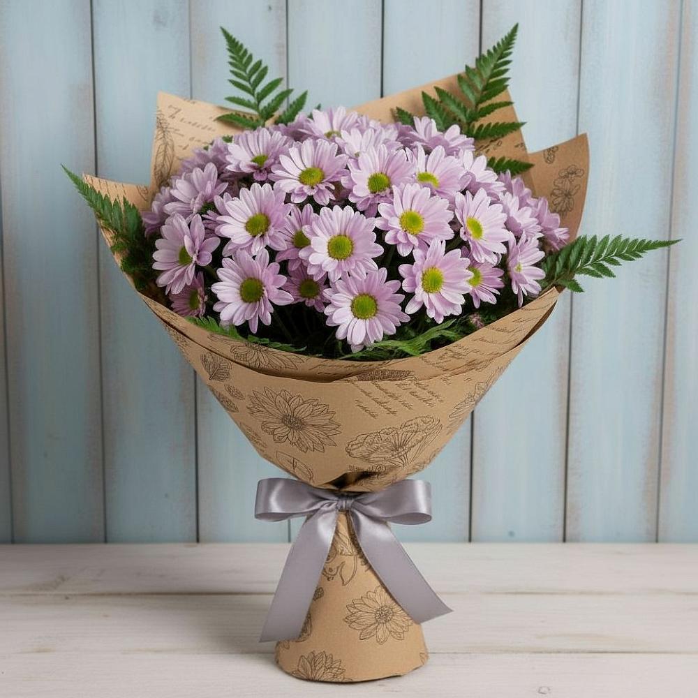 Букет соблазн в Минусинске Букет цветов из: Хризантемы в Минусинске