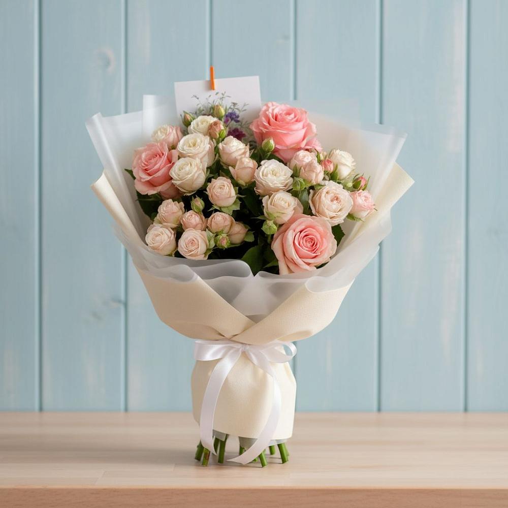 Букет голос любви в Минусинске Букет цветов из: Розы в Минусинске