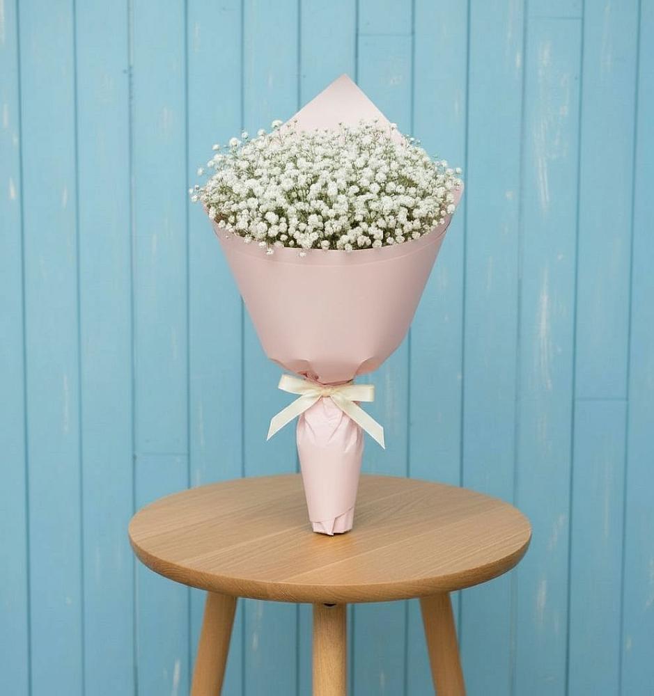 Букет Воздушное настроение в Минусинске Букет цветов из: Гипсофила в Минусинске