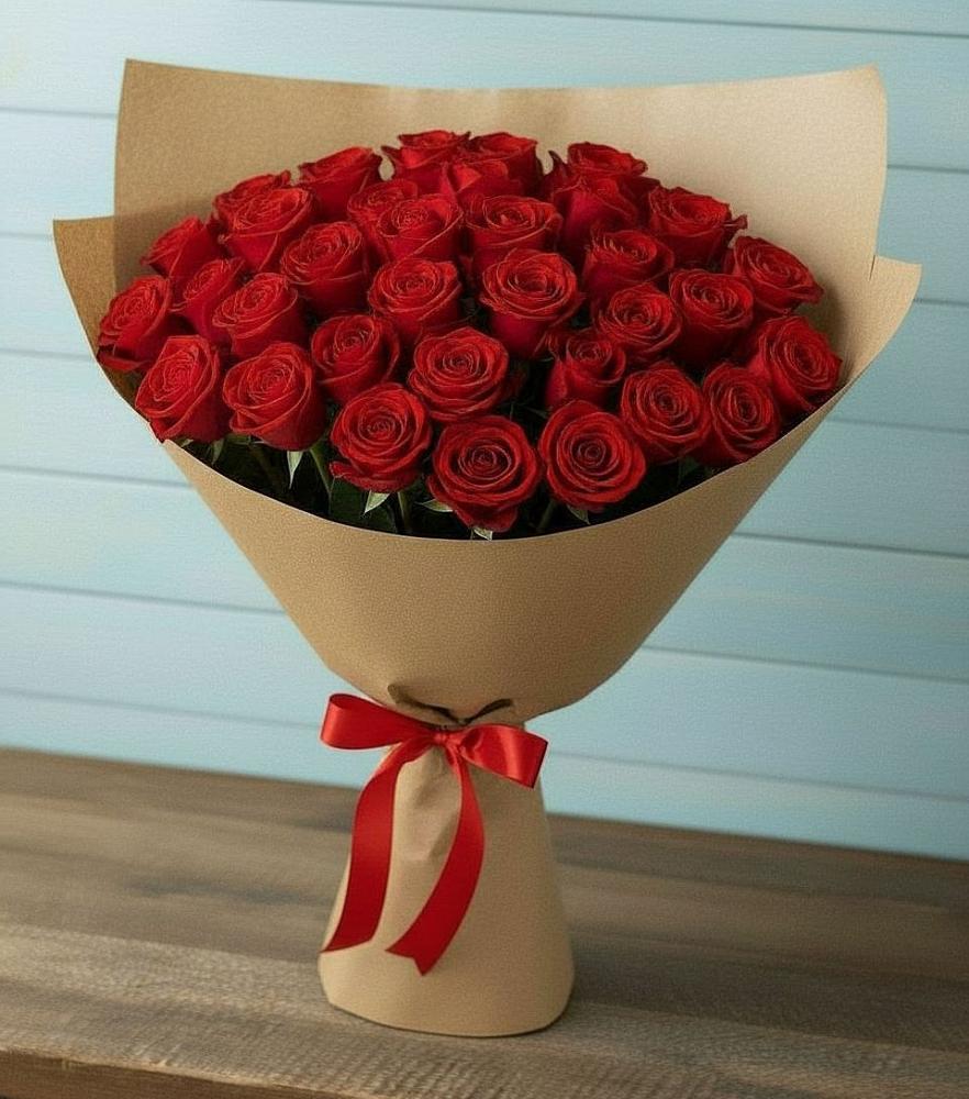 Красные розы Милано в Минусинске Букет Красные розы Милано в Минусинске