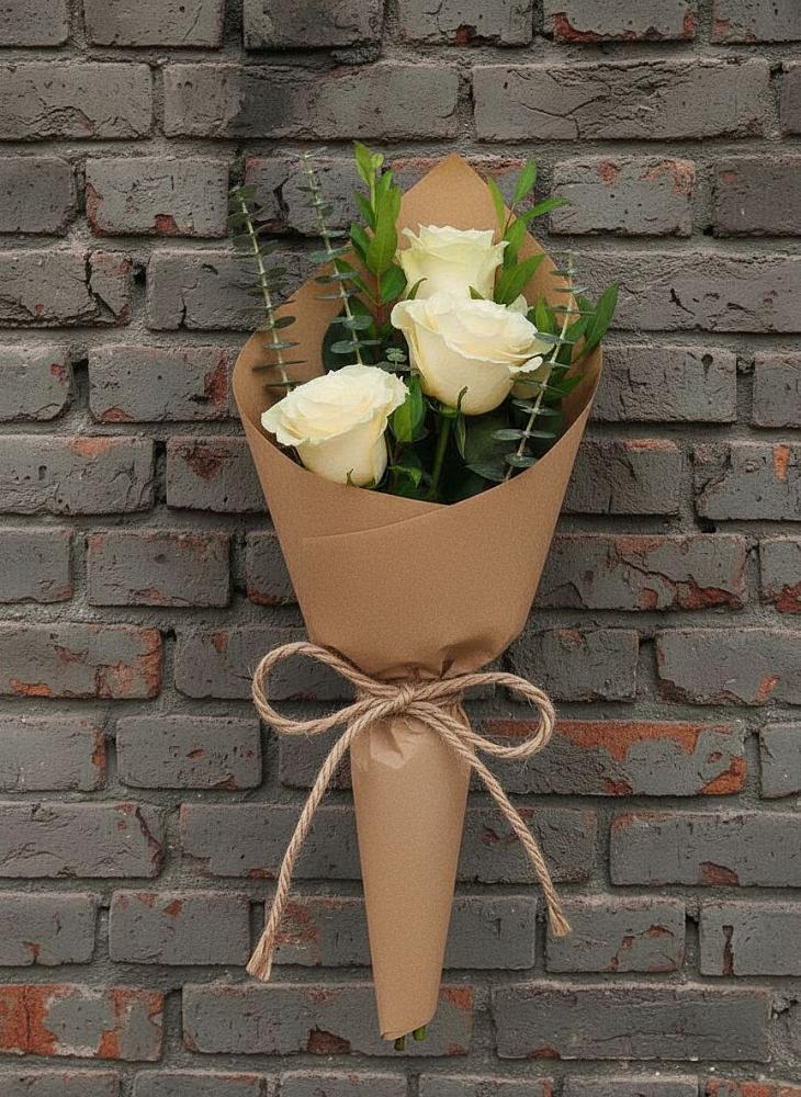 Букет из 3 роз в Минусинске Букет цветов из: Розы в Минусинске