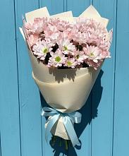 Букет Розовые хризантемы в Минусинске Букет цветов из:  Хризантемы в Минусинске