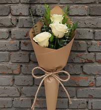Букет из 3 роз в Минусинске Букет цветов из:  Розы в Минусинске