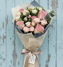 Букет нежный и розовый #REPLACE_PRED# Минусинске Букет цветов из:  Розы #REPLACE_PRED# Минусинске