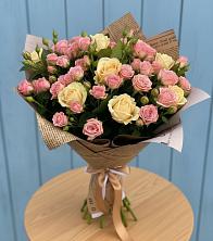 Букет варенье из роз в Минусинске Букет цветов из:  Розы в Минусинске