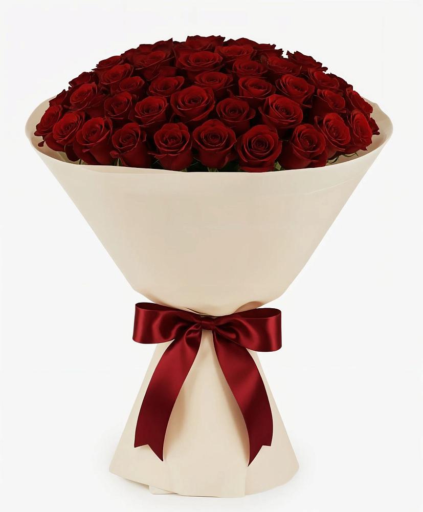 101 Бордовая роза Блэк Бакарра в Минусинске Букет 101 Бордовая роза Блэк Бакарра в Минусинске