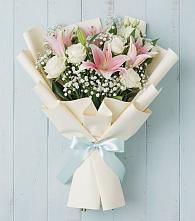 Букет Лилии в Минусинске Букет цветов из:  Лилии в Минусинске